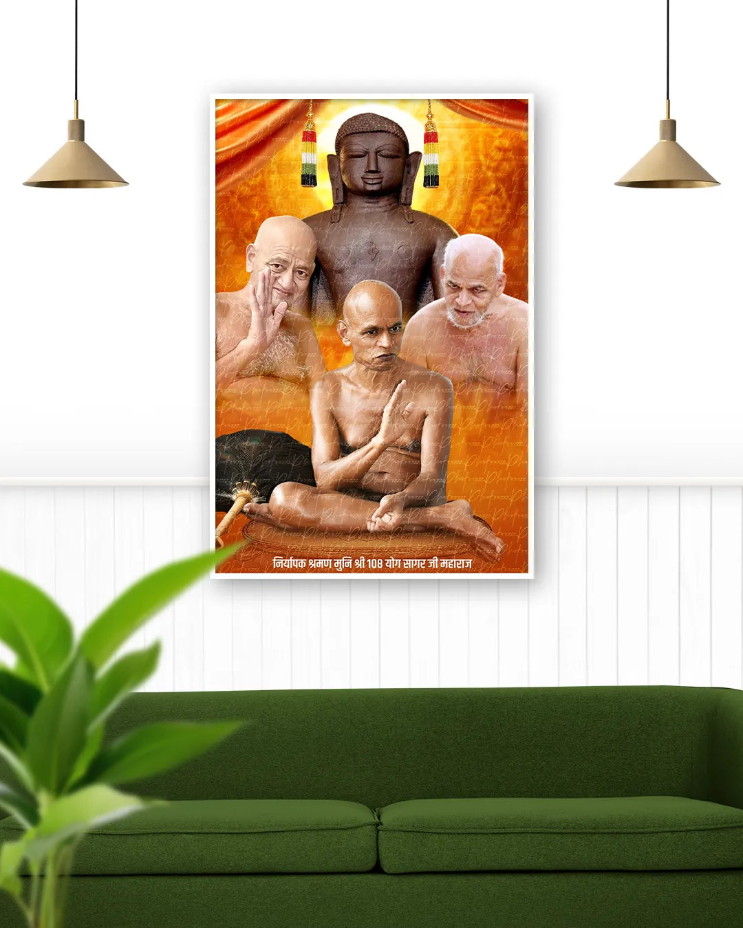 Niryapak Sharaman muni Shri Yogsagar ji  | Jain Poster Print  | 18