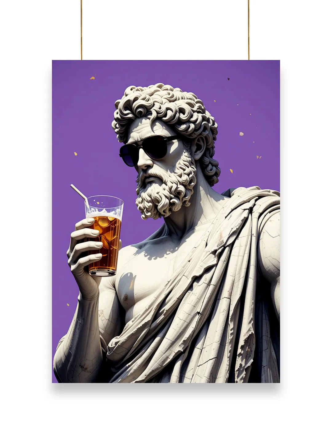 Cool Roman Statue | Aesthetic - Poster | 30