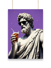 Cool Roman Statue | Aesthetic - Poster | 30