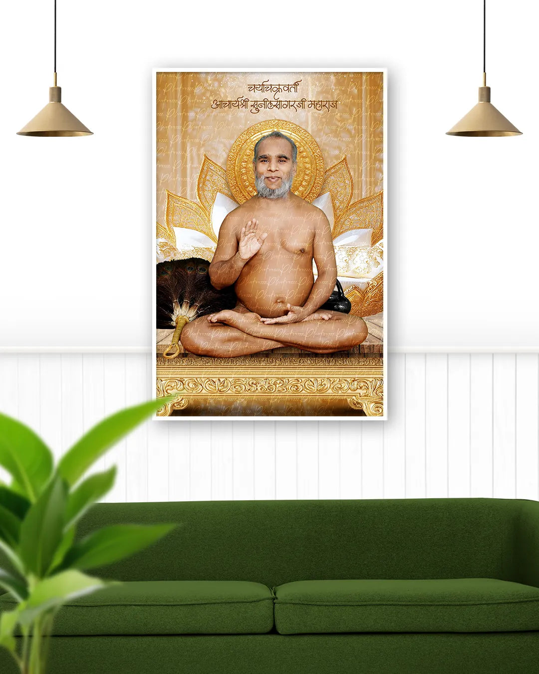 Acharya Shri Sunil Sagar ji | Jain Poster Print  | 37