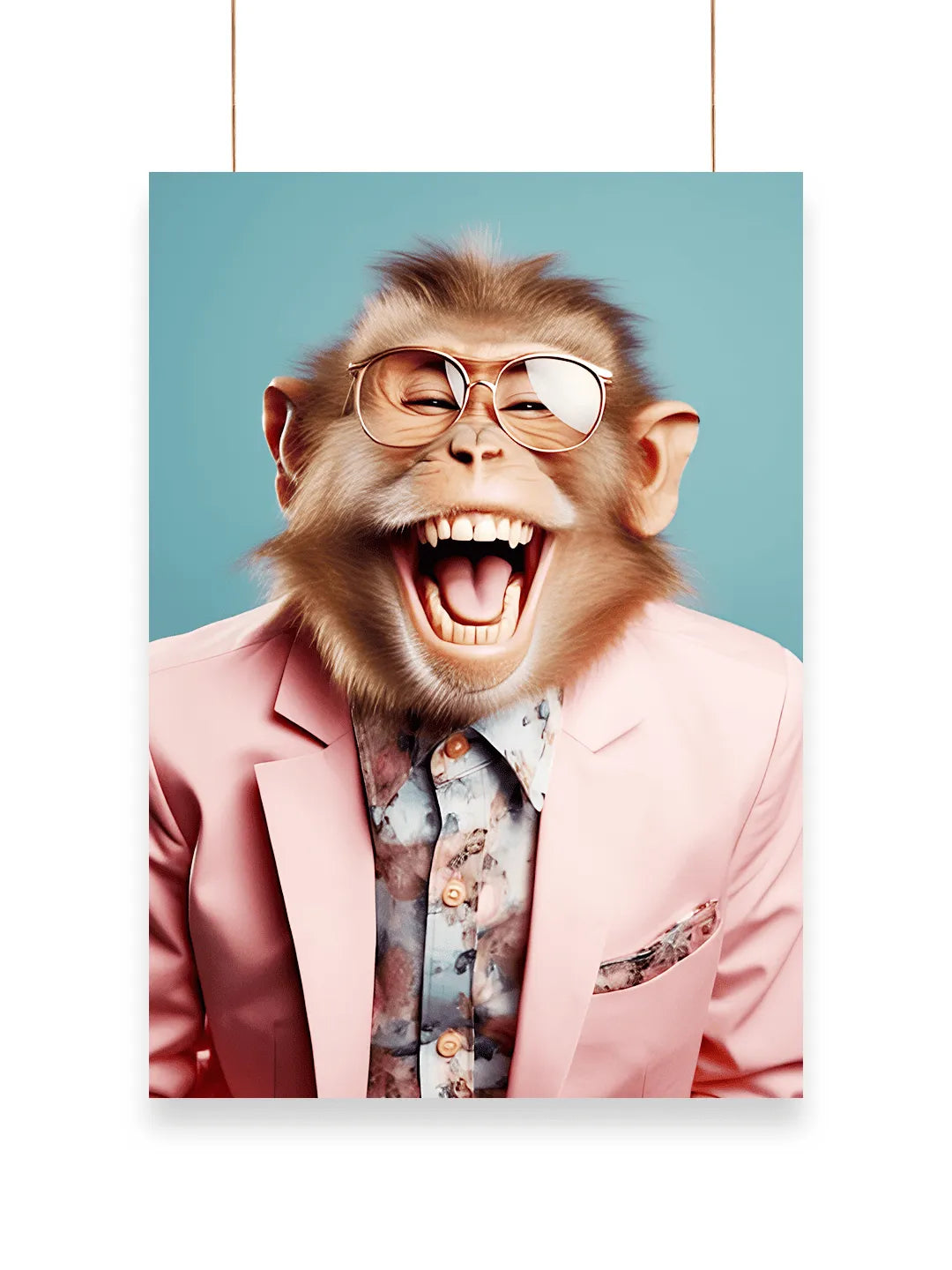 Cute Monkey | Cool - Poster | 45