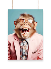 Cute Monkey | Cool - Poster | 45