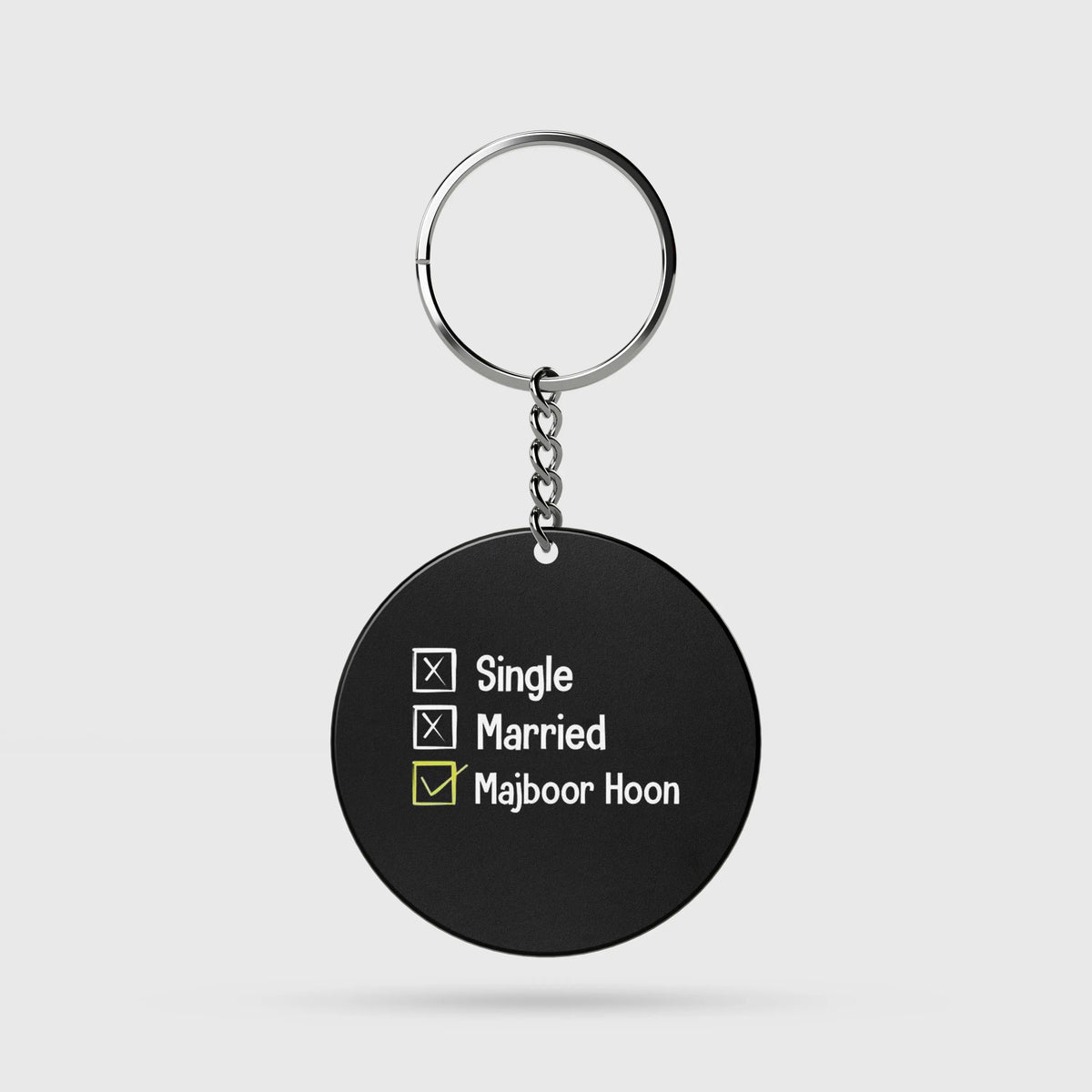 Black Key Ring